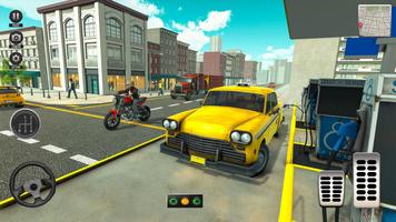 Taxi Driving Simulator World captura de pantalla 3