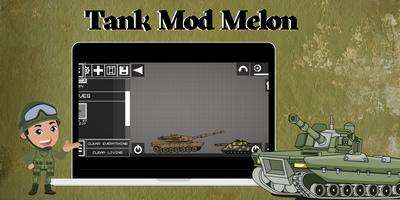 Mod Tank Melon Playground Skin Cartaz
