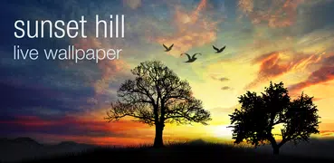 Sunset Hill Free LiveWallpaper