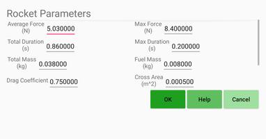 RocketCalc captura de pantalla 3