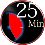 Zegar 25 minut☆z powiadomieniem o postępie
