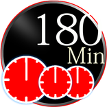 Zegar 180 minut☆z powiadomieniem o postępie