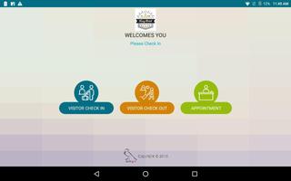Aagantuk -Visitor Management System Cartaz