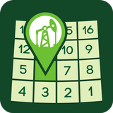 Lease Locator Oilfield LSD GPS Zeichen