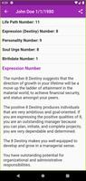 Numerology Calculator تصوير الشاشة 2