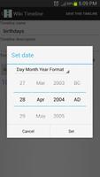 Wiki Timeline скриншот 2