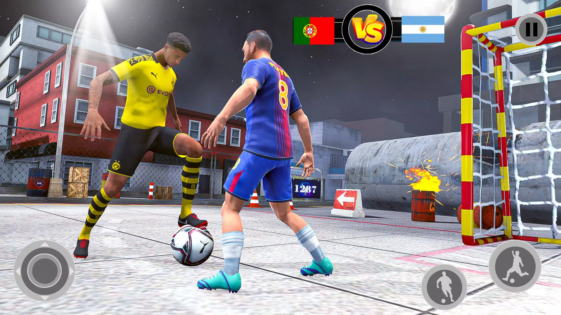 Lenda do futebol de rua versão móvel andróide iOS apk baixar