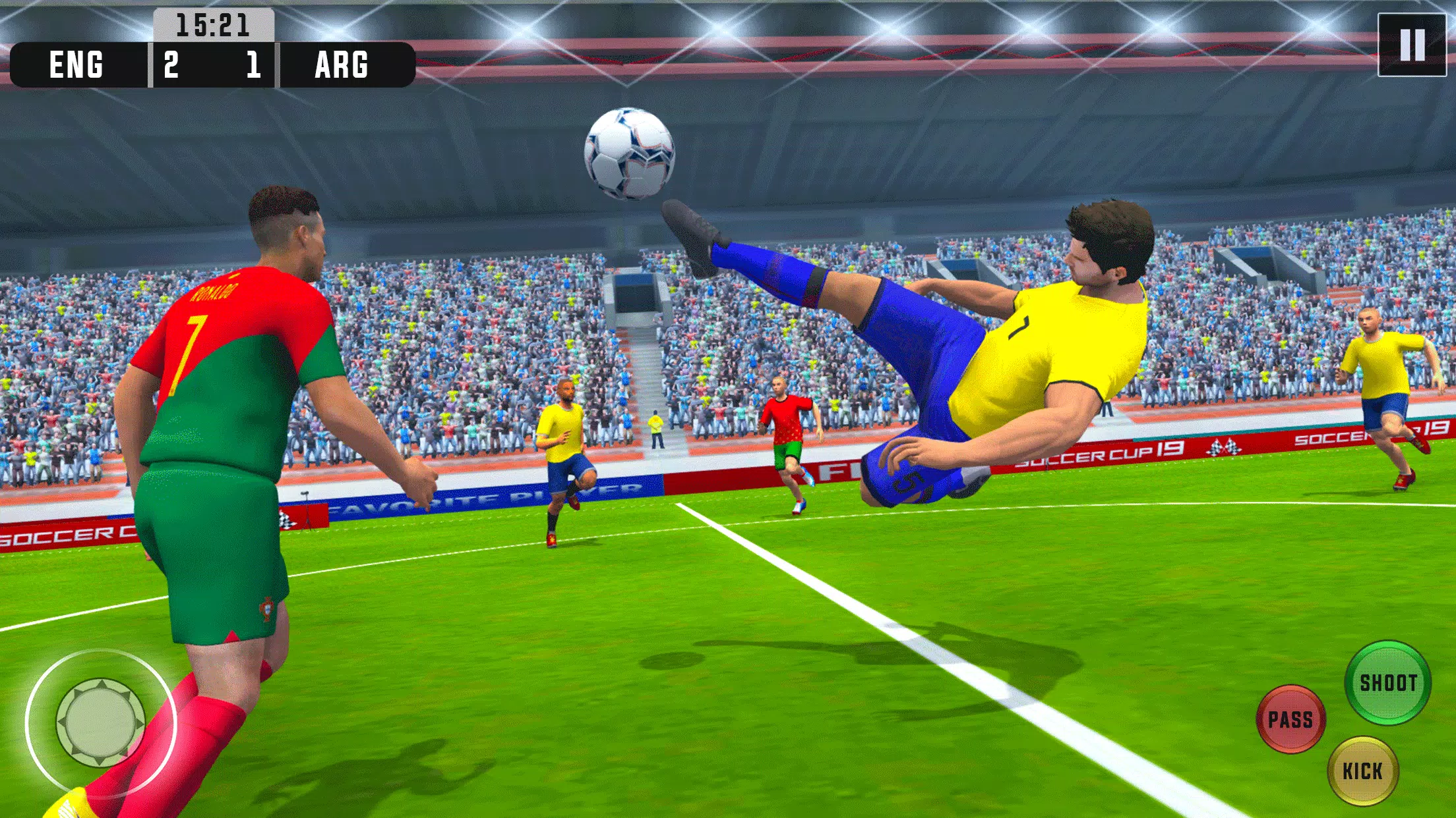 Download do APK de Futebol jogos 2024 real chute para Android