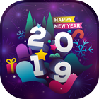 New Year 2019 Live Wallpaper - New Year Theme 图标