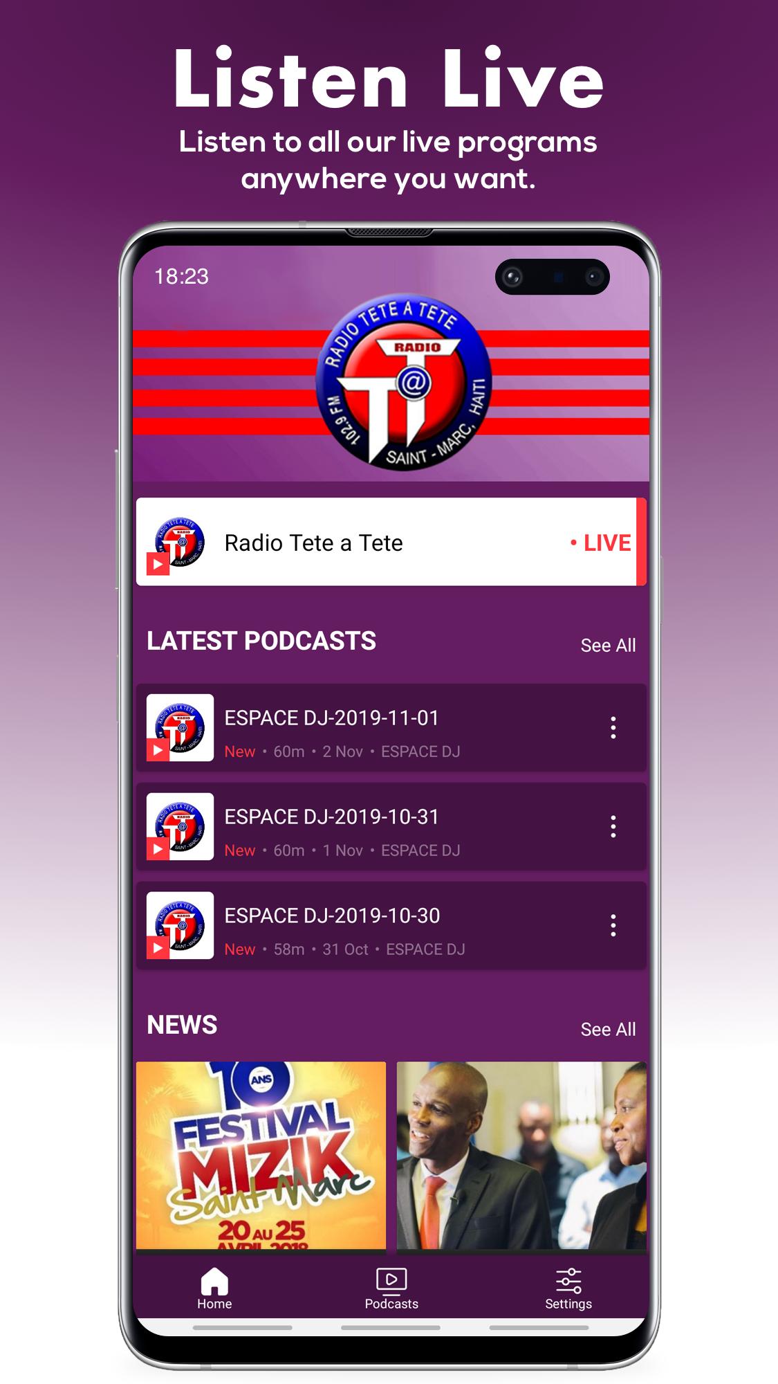 Radio Tete a Tete APK pour Android Télécharger