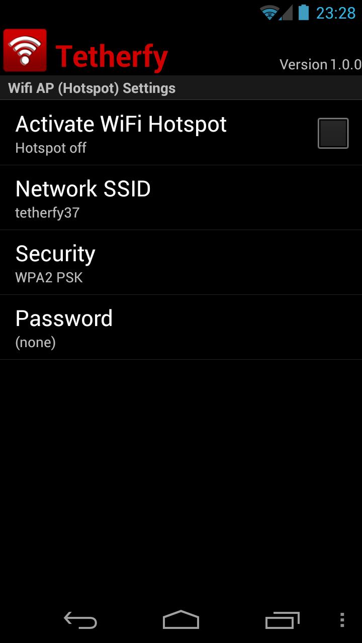 Tetherfy(WiFi Tether w/o Root) APK voor Android Download