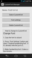CustomFont Manager Poster