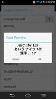 CustomFont Manager capture d'écran 1