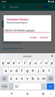 SQL Veritabanı Sorgulama Dili تصوير الشاشة 2
