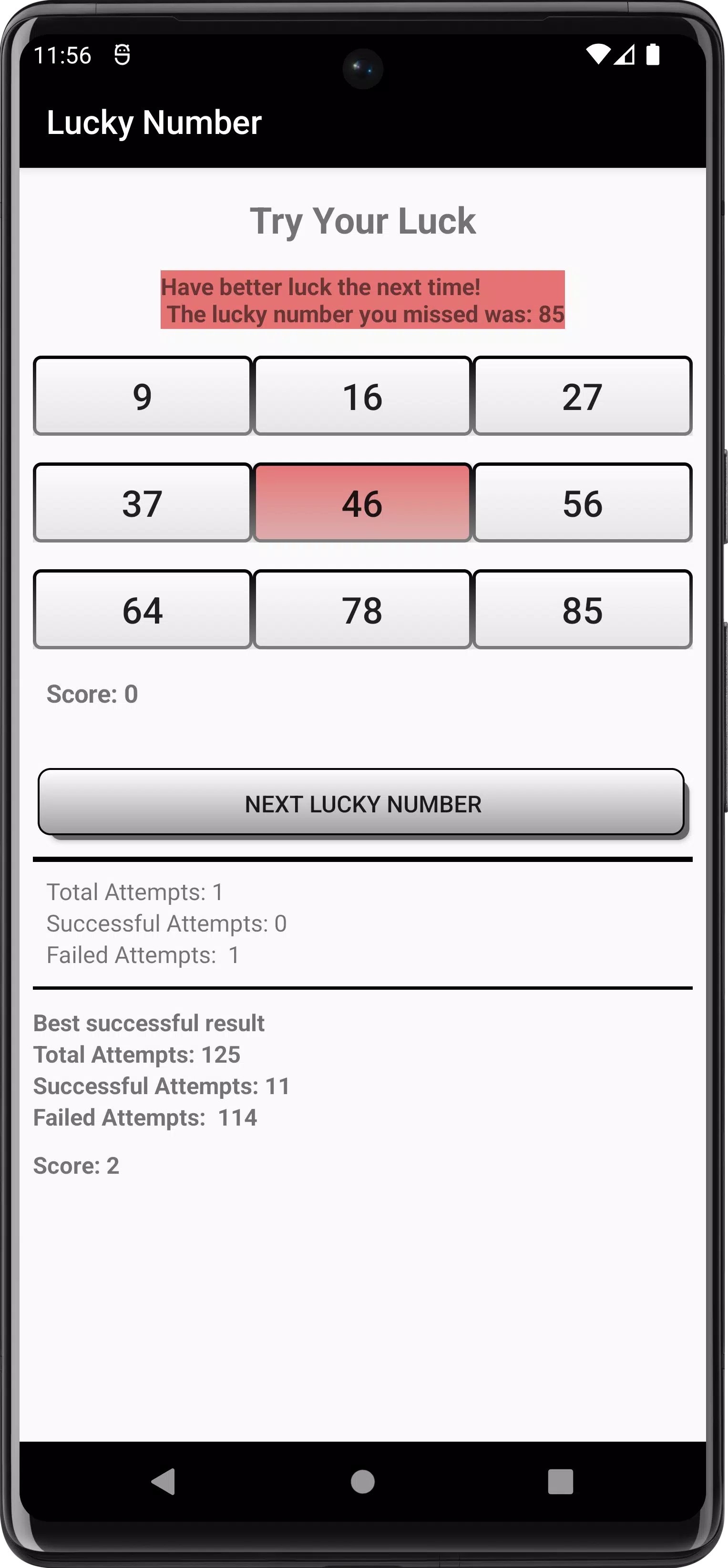 Lucky Number Lucky Number