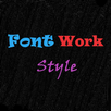 Font Work Style - for whatsapp APK