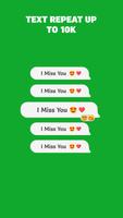 Text Repeater, Word Repeater Cartaz