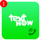 text­now : free number virtual call tips icône