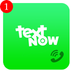 text­now : free number virtual call tips आइकन