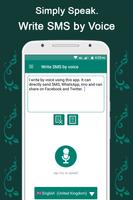 Poster Write SMS by Voice