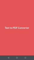 Text To Pdf Converter Affiche