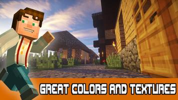 3D Textures for Minecraft Plakat