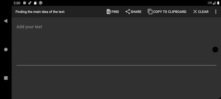 Main idea finder and generator screenshot 2