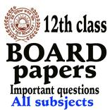 12th class BOARD PAPER 2021