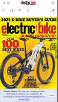 Electric Bike Action Magazine Cartaz
