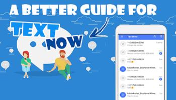﻿Guide For TextNow - free text & Calls capture d'écran 1