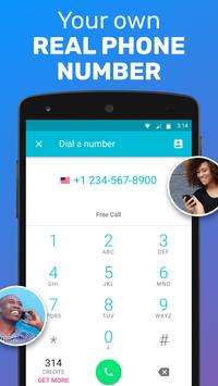 TextMe Up Free Calling & Texts 截图 1