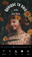 Texte sur Photo - Photo Editor Affiche
