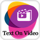 Text On Video ícone