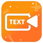 Text on videos-video editor & maker frame by frame ไอคอน