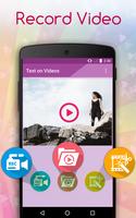 Text on videos-video editor & maker frame by frame Affiche