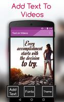 Text on videos-video editor & maker frame by frame imagem de tela 1