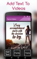 Text on videos-video editor & maker frame by frame ภาพหน้าจอ 1