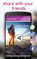 Text on videos-video editor & maker frame by frame imagem de tela 2