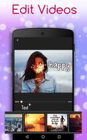 Text on videos-video editor & maker frame by frame capture d'écran 3