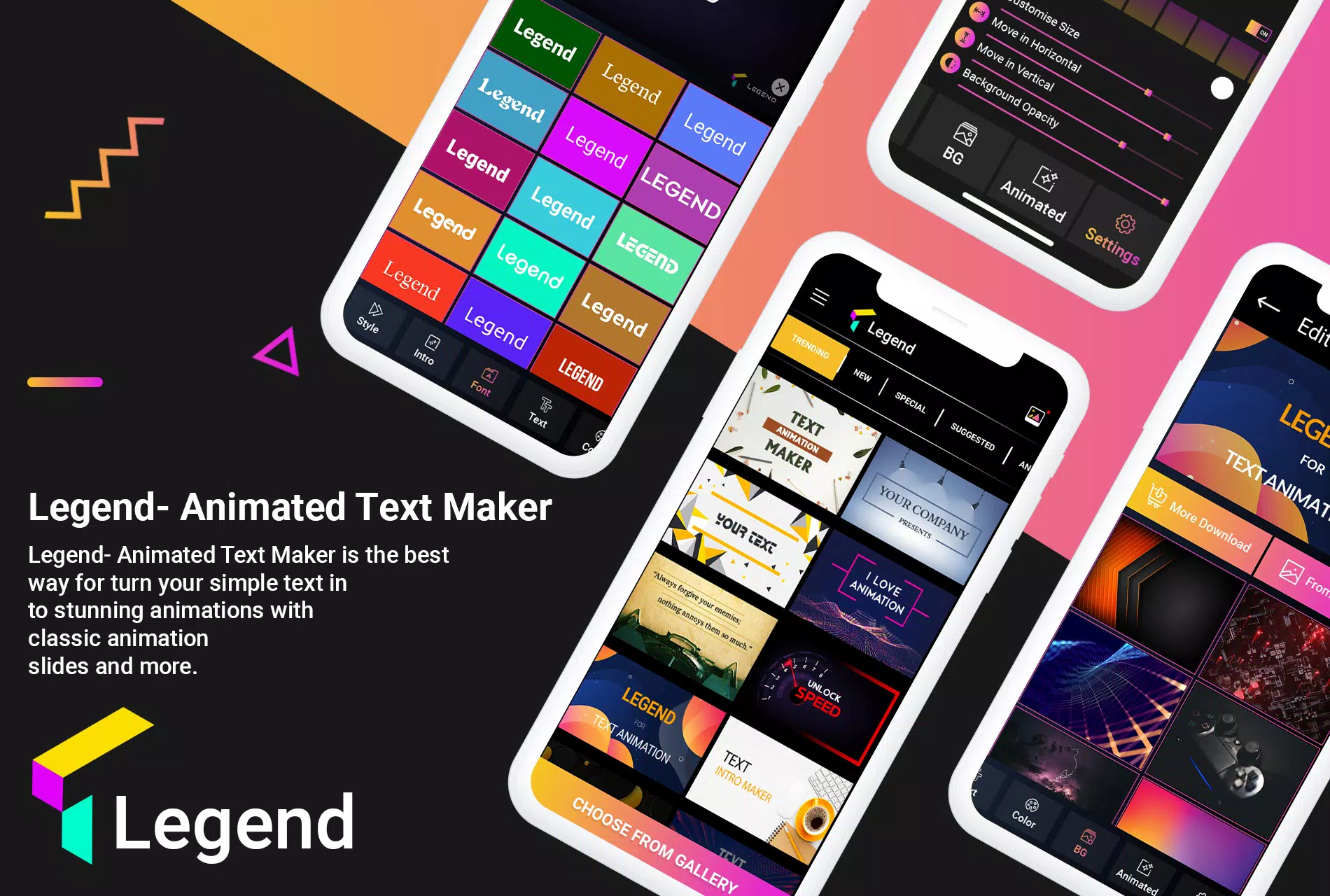Tải xuống APK Legend - Video Intro Maker cho Android Tải xuống APK Legend - Video Intro Maker cho Android