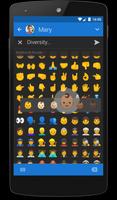 Textra Emoji - iOS Style imagem de tela 1