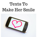 Texts to make her smile ikona