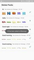 Text Stickers and Wallpapers 截图 2