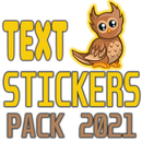 Cute Owl Text Sticker for WA Chat & WAStickers APK