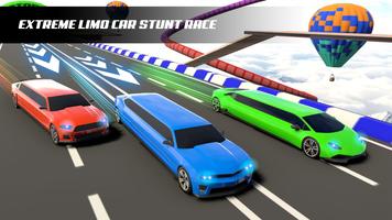 City Limo Car Stunts Racing: Impossible Car Stunt постер