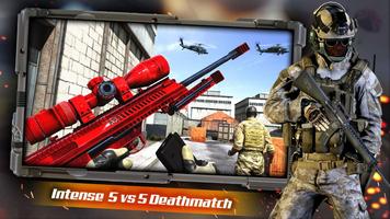 Call for Counter Gun Strike of duty mobile shooter Affiche