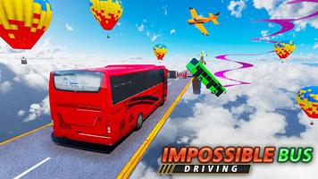 Impossible Bus simulator : Mega Ramp racing stunts poster