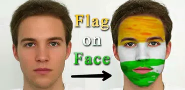 Flag Face App - Flag on Pic