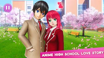 Anime Girl High School Love poster