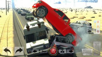Real Car Crash Accidents Sim पोस्टर